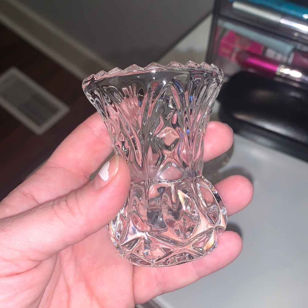 Vintage Italian Crystal candle Holders